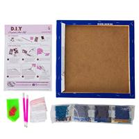 Craft Buddy Crystal Art Wolf 30x30 cm - thumbnail