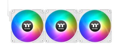 Thermaltake CL-F190-PL12SW-A koelsysteem voor computers Computer behuizing Ventilator 12 cm Wit 3 st