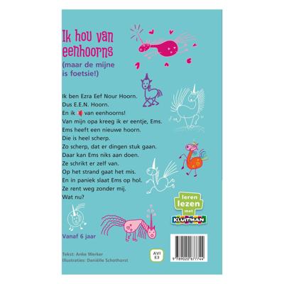 Uitgeverij Kluitman Ik hou van eenhoorns (maar de mijne is foetsie!) - avi-e3