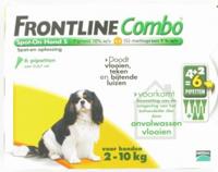 Frontline Combo Spot On hond S / 2-10 kg 6 pipetten - thumbnail