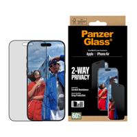 PanzerGlass PG74944 Screenprotector (glas) met privacyfolie Apple Apple iPhone Air 1 stuk(s) Meekijkbescherming - thumbnail