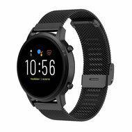 Garmin Vivoactive 4 / 4L - Milanese bandje met klemsluiting - Zwart - thumbnail