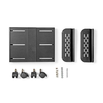 Nedis Desktop-PC Standaard Verstelbare Breedte 4 Zwenkwieltjes met Rem