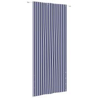 VidaXL Balkonscherm 120x240 cm oxford stof blauw en wit - thumbnail