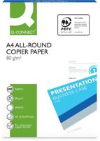 Q-CONNECT All-Round kopieerpapier, ft A4, 80 g, pak van 500 vel, wit - thumbnail