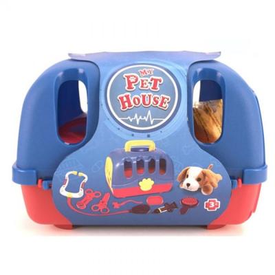 Dierenartskoffer met Honden Knuffel 10-delig