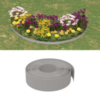 VidaXL Tuinranden 3 st 10 m 15 cm polyetheen grijs - thumbnail