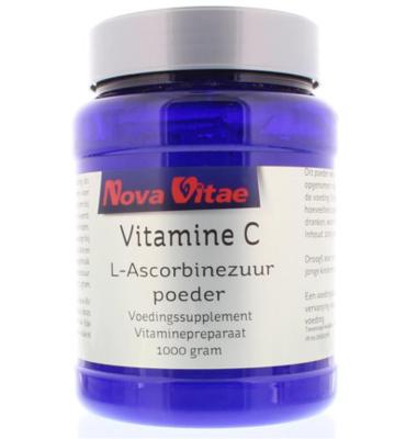 Nova Vitae Vitamine C L-Ascorbinezuur Poeder 1000gr Nova Vitae Vitamine C L-Ascorbinezuur Poeder 1000gr