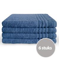 Byrklund Handdoek 70 x 140 cm 500gram Blauw - 6 stuks - thumbnail