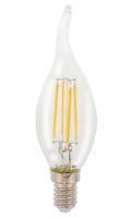 HQ lfe14fltp002 led retro filament lamp e14 dimbaar gebogen kaars 4 w 345 lm 2700 k - thumbnail