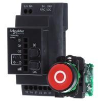 Schneider Electric XB5RFA02 XB5RFA02 Combi-apparaat afstandsbediening Plat (Ø) 22.5 mm Zwart 1 stuk(s) Piece - thumbnail