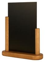 Krijtbord Securit 230x200x60mm teak hout - thumbnail