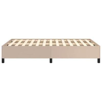 Bedframe kunstleer cappuccinokleurig 120x190 cm Bedframe kunstleer cappuccinokleurig 120x190 cm