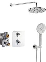 Ben Lavion 250 inbouw regendoucheset met 4 straalsoorten Ø25cm chroom - thumbnail