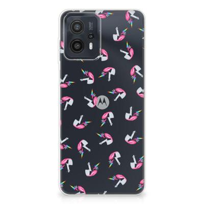 TPU bumper voor Motorola Moto G23 | G13 Unicorns TPU bumper voor Motorola Moto G23 | G13 Unicorns