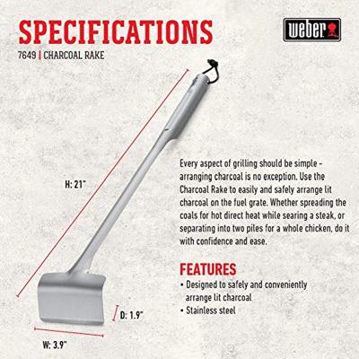 Weber Houtskoolschuiver