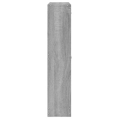 VidaXL Schoenenkast 59x17x81 cm bewerkt hout grijs sonoma
