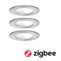 Paulmann 92450 LED-plafondlamp, LED-inbouwlamp 6 W IJzer (geborsteld) - thumbnail