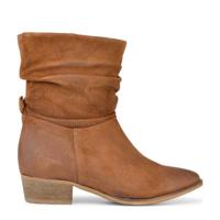 PS Poelman Malu leren enkellaarzen bruin - thumbnail