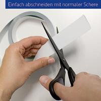 MAUL metaalband Standaard lijst zelfklevend, ft 25 m x 35 mm, wit, op lengte te knippen - thumbnail