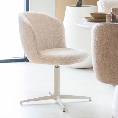 Eleonora Draaibare Eetkamerstoel 'Molly' kleur Beige
