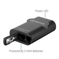 Boya 2.4 ghz duo lavalier microfoon draadloos by-wm4 pro-k6 voor android - thumbnail