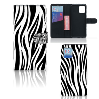 OPPO Find X3 Pro Telefoonhoesje met Pasjes Zebra - thumbnail