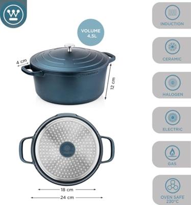 Westinghouse Braadpan Performance Bravery Blue ø 24 cm / 4,5 liter