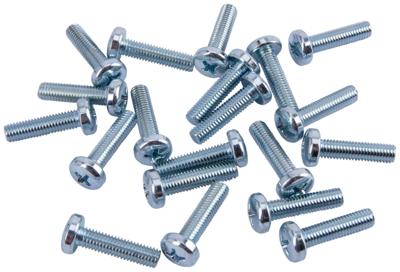 Dresselhaus draadschroef threaded 5x20mm 20pcs. pan head/cross recess
