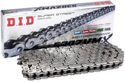 D.I.D Chain did 530 zvmx 118 n silver/silver open