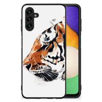 Kleurrijke Telefoonhoesje Samsung Galaxy A13 5G | A04s Watercolor Tiger - thumbnail
