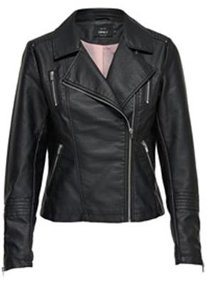 Only 15153079 Onlgemma Faux Leather Biker Leer En Leatherlook Black 15153079