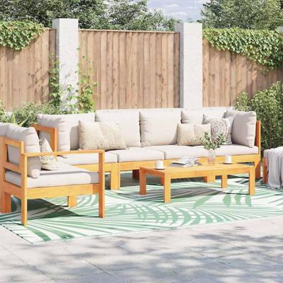 VidaXL Buitentapijt arakil groen en wit 400 × 300 cm 50% polypropyleen VidaXL Buitentapijt arakil groen en wit 400 × 300 cm 50% polypropyleen