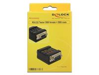 Delock 87713 VGA-connector D-sub bus 9-polig - D-sub stekker 9-polig 0 mm 1 stuk(s) - thumbnail