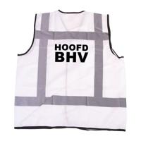 RWS veiligheidsvest hoofd BHV wit - RWS veiligheidsvest hoofd BHV wit - thumbnail