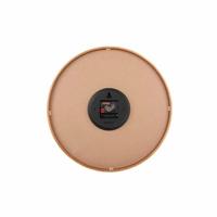 Wall Clock Gracil wood ochre yellow - thumbnail