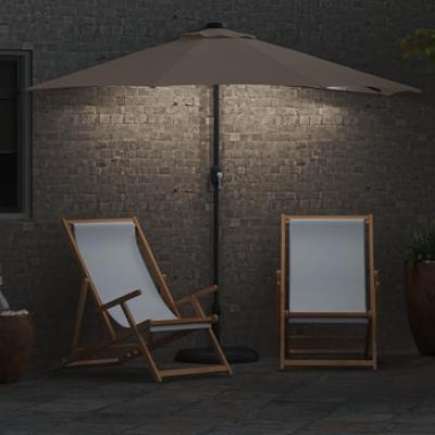 Tuinparasol Taupe 294 x 150 x 224 cm Stof