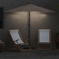 Tuinparasol Taupe 294 x 150 x 224 cm Stof - thumbnail
