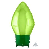 Amscan Folieballon Green Christmas Light Bulb 27 X 55 Cm Groen - thumbnail