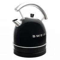 Vintage Waterkoker - SWEISS - KTL9 - 2200 W - 1,8 L - 360° Voet - Zwart - thumbnail
