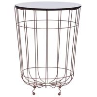VidaXL Salontafel ø40 cm goudkleurig - thumbnail