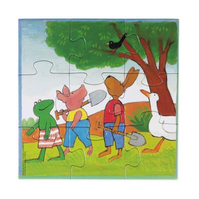 Bambolino Toys De wereld van kikker puzzel, 4in1 Bambolino Toys De wereld van kikker puzzel, 4in1