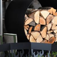 Esschert Design haardhoutopslag rond ff282 - thumbnail