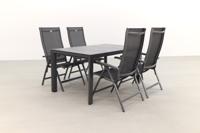 Hartman Salvatore/Baltimor 150 cm. verstelbare tuinset - 5-delig - thumbnail