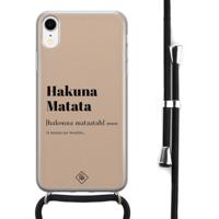 iPhone XR hoesje met koord - Hakuna matata - thumbnail