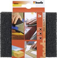 kwb 89000 Schuurspons-set 3-delig S met fijne, voor hout en metaal 3 stuk(s) - thumbnail