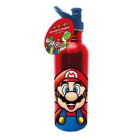 Super Mario Metal Canteen Bottle - Mario - thumbnail