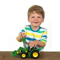 Theo Klein John Deere tractor met frontlader speelgoedvoertuig - thumbnail