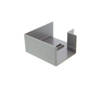 Vlakhaakstuk kabelgoot 60x40mm grijs RAL 7030 Canalit 951703 - thumbnail