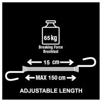 Masterlock Bungee extra resistance adjustable length from 15 to 150cminverse ste - 3138EURDAT - thumbnail